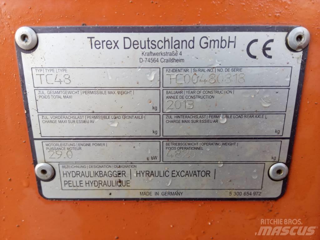 Terex TC 48 Mini excavators < 7t