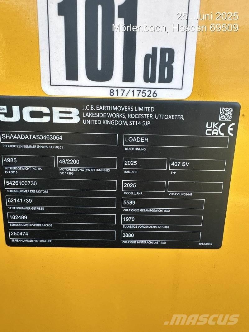 JCB 407 Wheel loaders