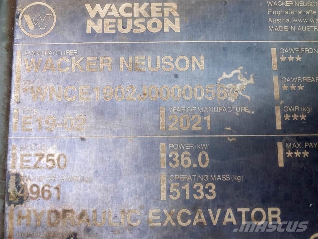 Neuson EZ50 Mini excavators < 7t