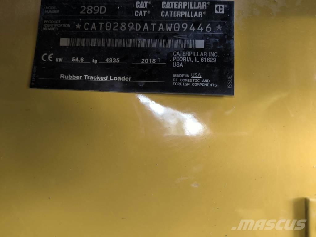 CAT 289D HF XPS Skid steer loaders