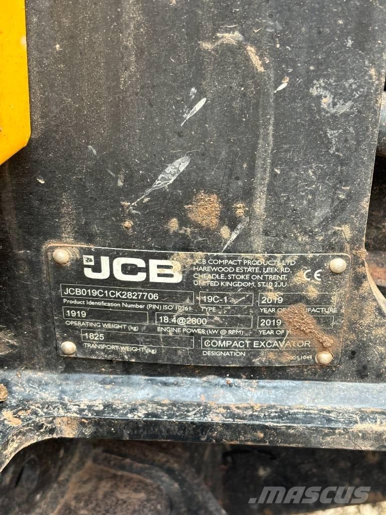 JCB 19 C-1 Mini excavators < 7t