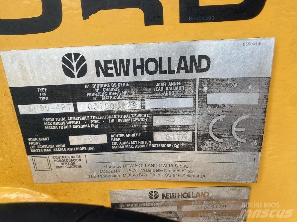 New Holland NH 95 TLB's