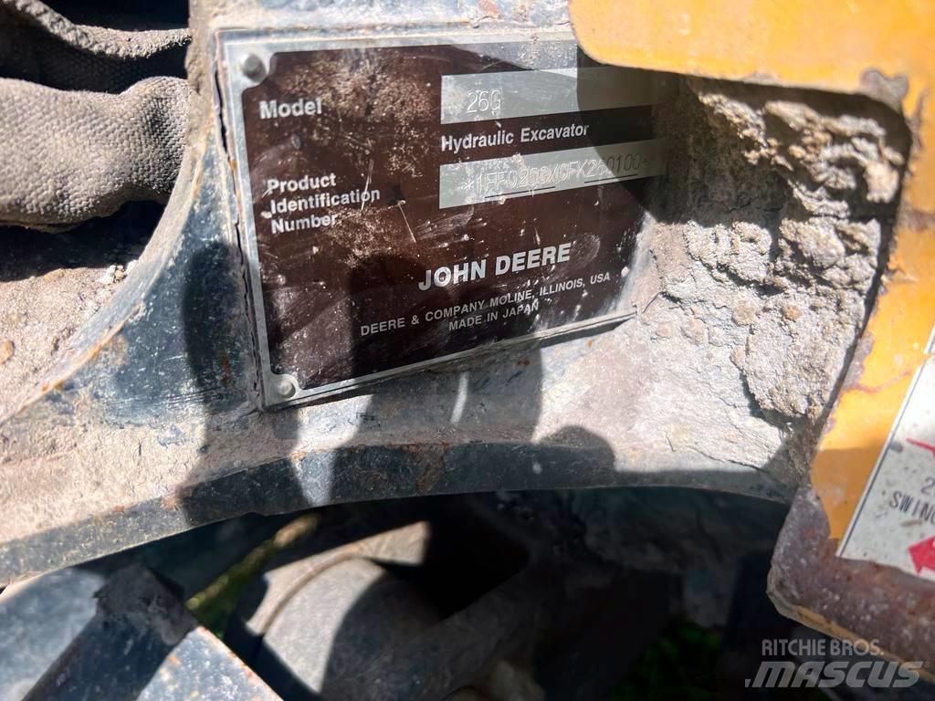 John Deere 26G Mini excavators < 7t