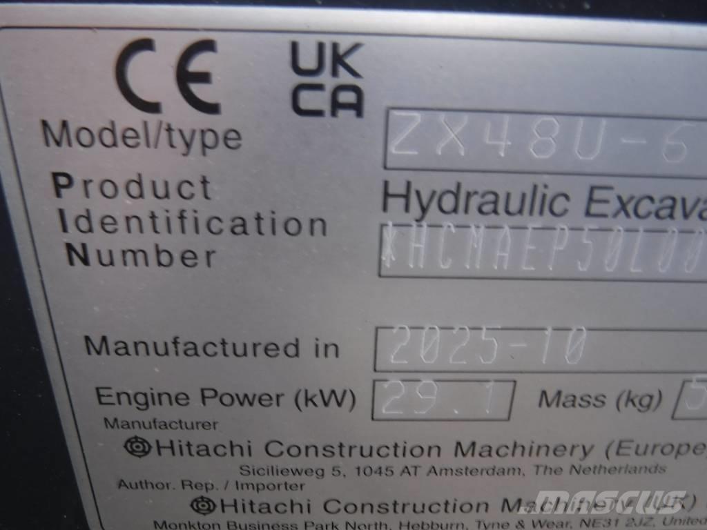 Hitachi ZX 48 U-6 Mini excavators < 7t