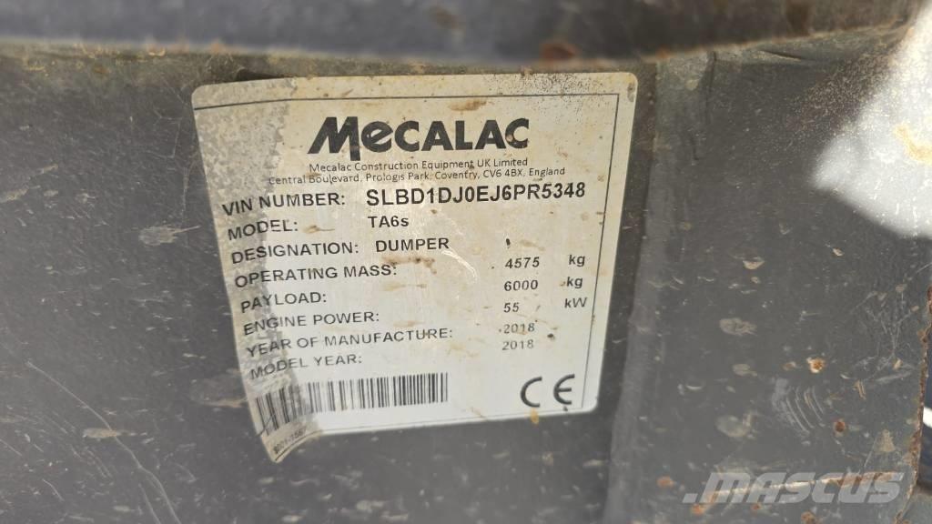 Mecalac TA 6 S Articulated Haulers