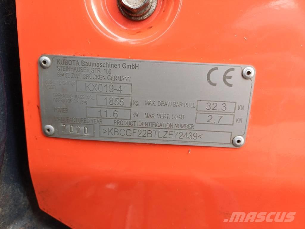 Kubota KX 019-4 Mini excavators < 7t