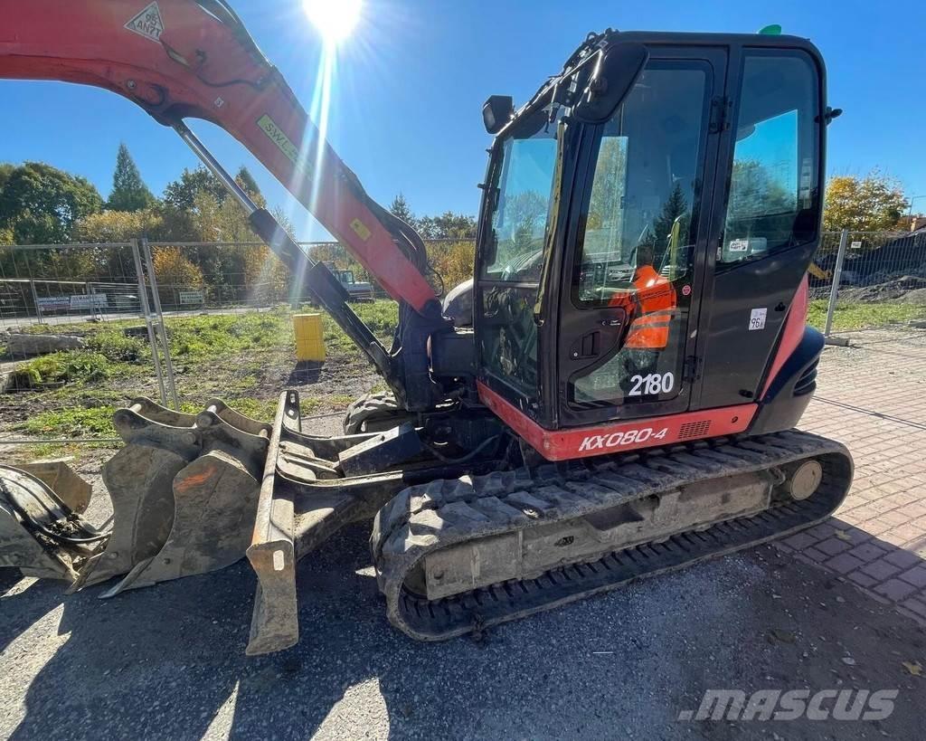 Kubota KX-080-4 Mini excavators < 7t