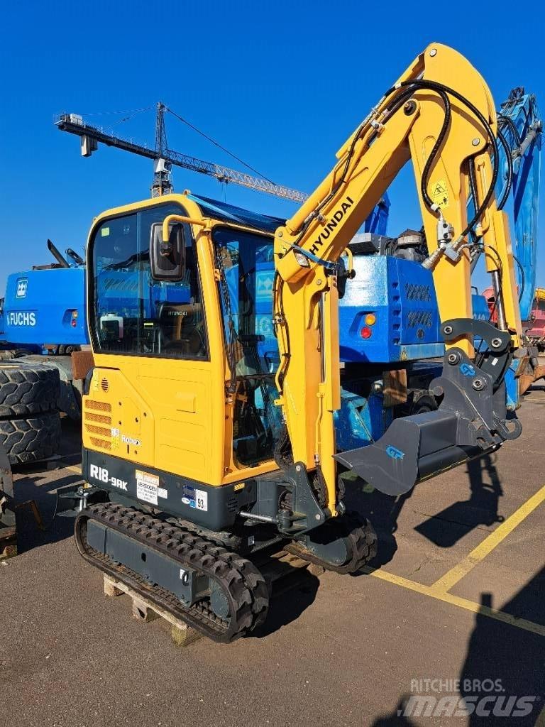 Hyundai R18-9AK Mini excavators < 7t