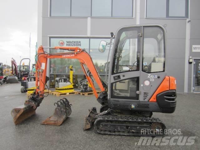 Hitachi ZX 18 Mini excavators < 7t