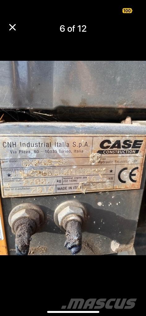 CASE CX 26 B ZTS Mini excavators < 7t