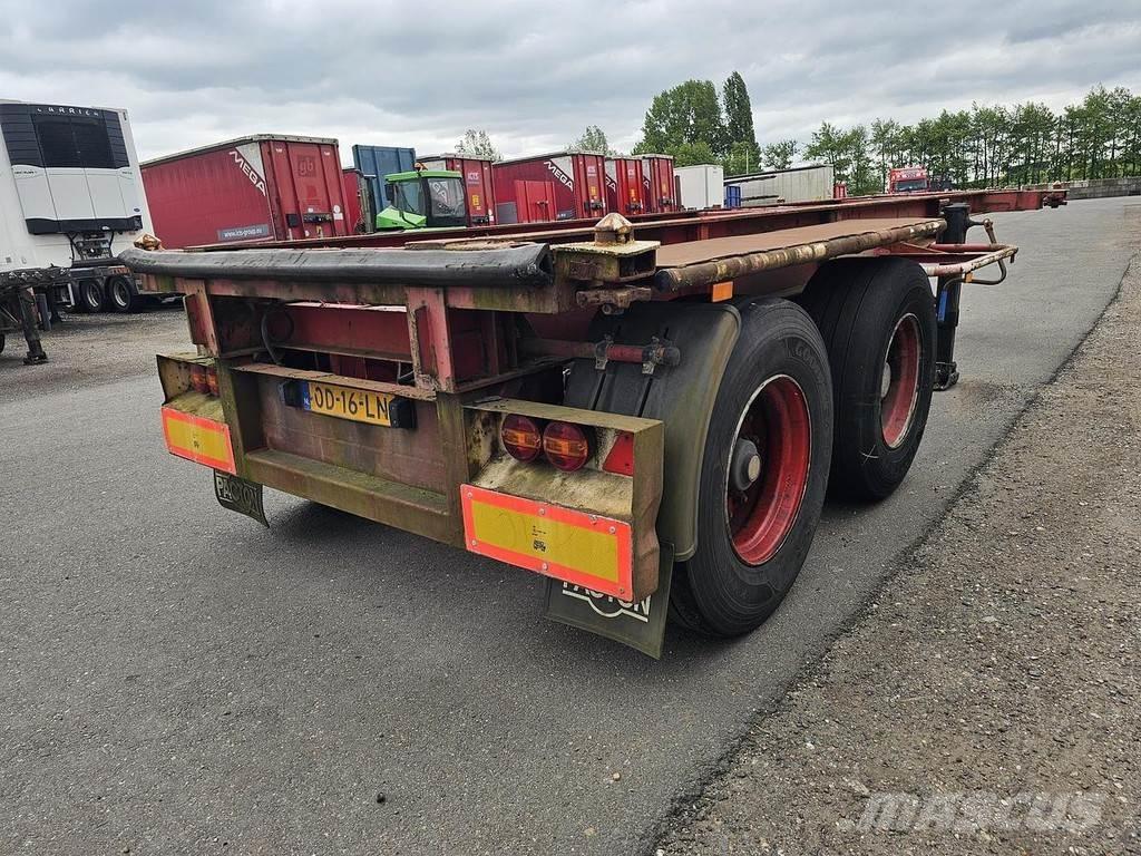 Pacton TXC 230-2 Containerframe/Skiploader semi-trailers