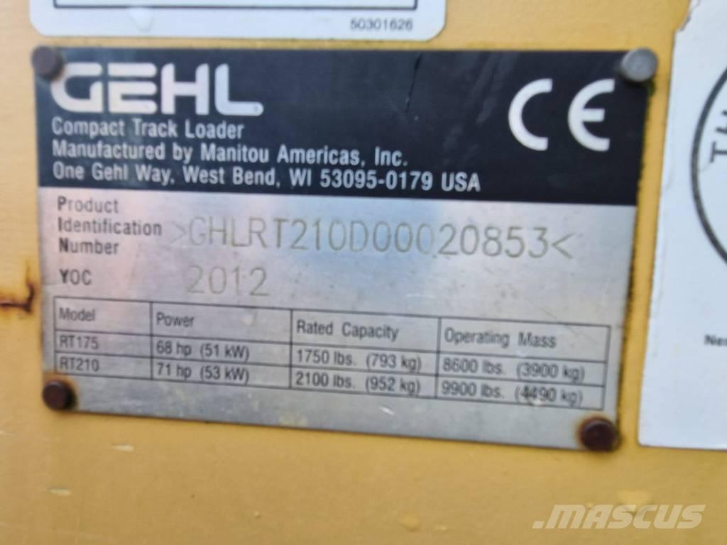 Gehl RT 210 Crawler FEL's