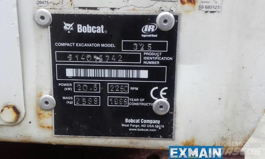 Bobcat X 325 Mini excavators < 7t