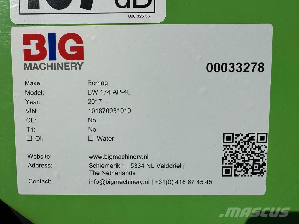 Bomag BW174 AP-4i Twin drum rollers