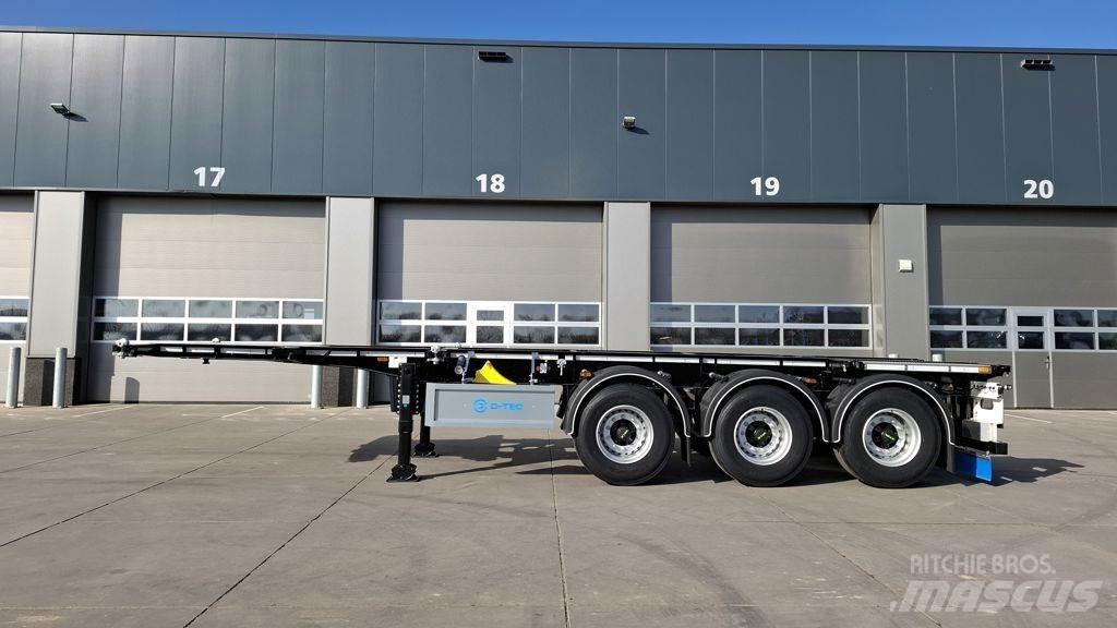 D-tec CC-2030-3-F Containerframe/Skiploader semi-trailers