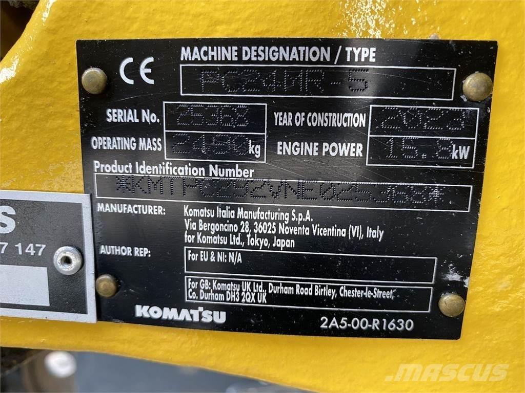 Komatsu PC24MR-5 Wheeled excavators