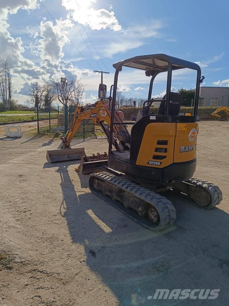 Sany SY 26 U Mini excavators < 7t