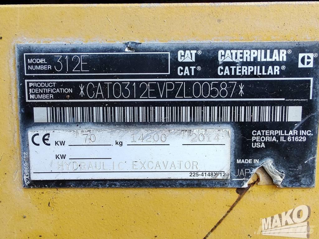 CAT 312 E Crawler excavators