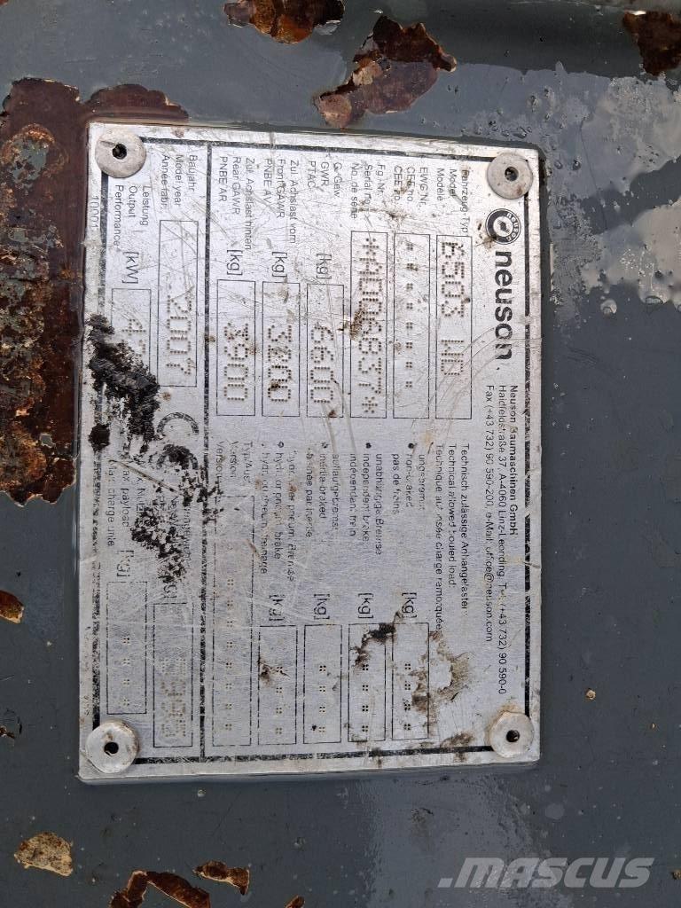 Neuson 6503 WD Wheeled excavators