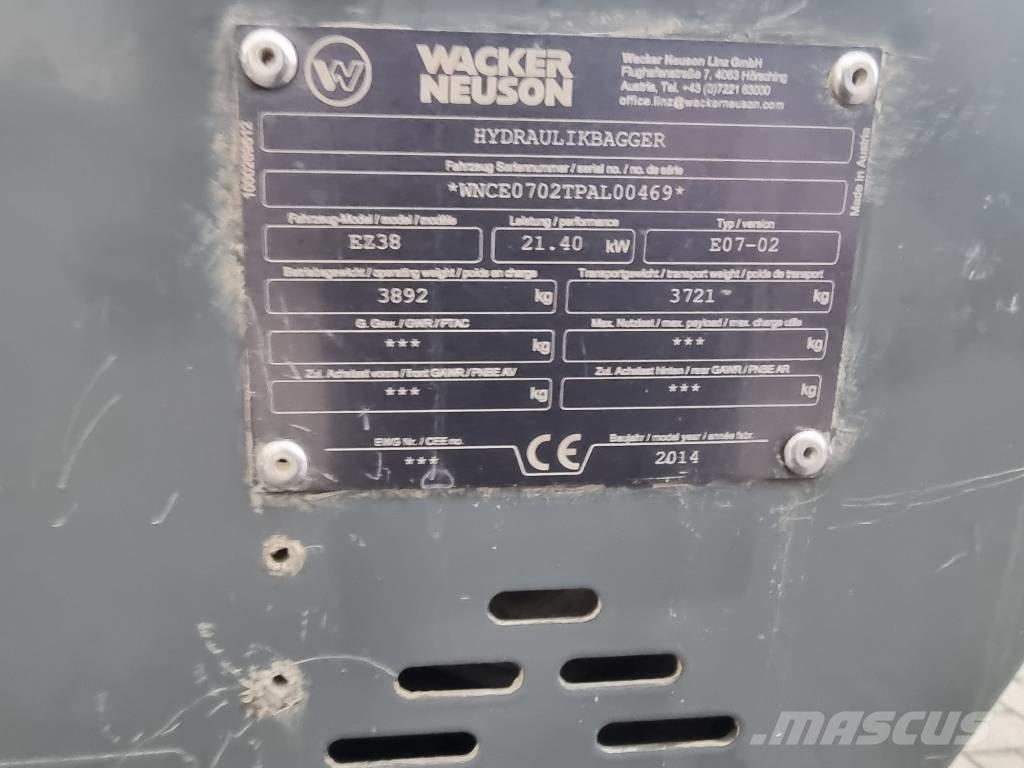 Wacker Neuson EZ 38 Mini excavators < 7t