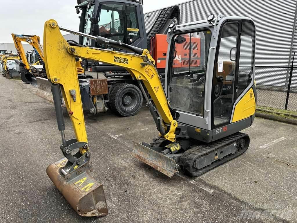 Wacker Neusen ET18 Mini excavators < 7t