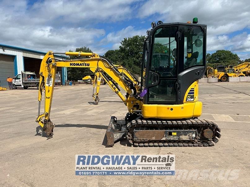 Komatsu PC 26 MR Mini excavators < 7t