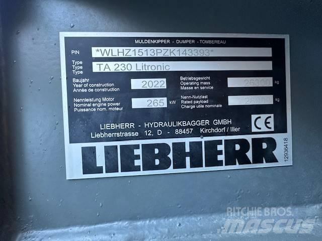 Liebherr TA 230 Articulated Haulers