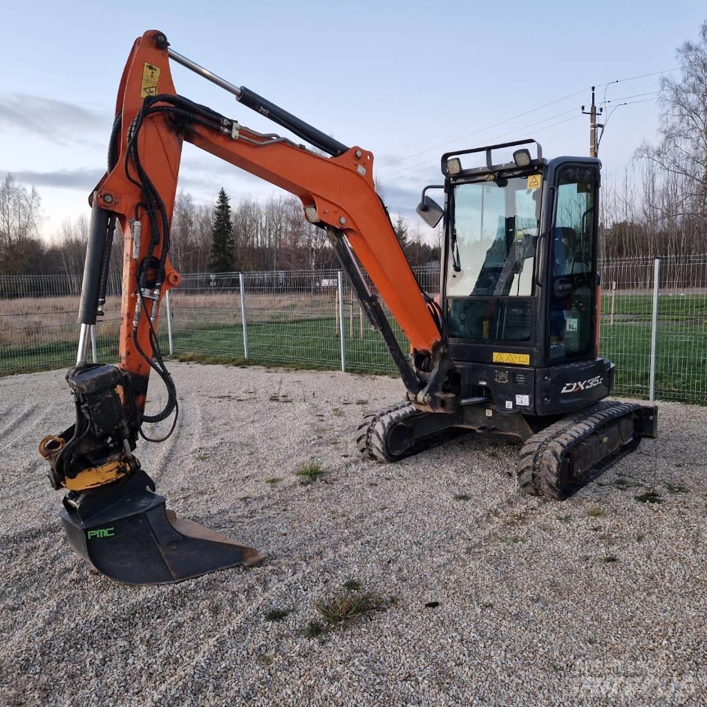 Doosan DX 35 Z Mini excavators < 7t