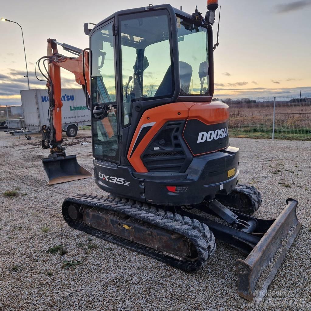 Doosan DX 35 Z Mini excavators < 7t