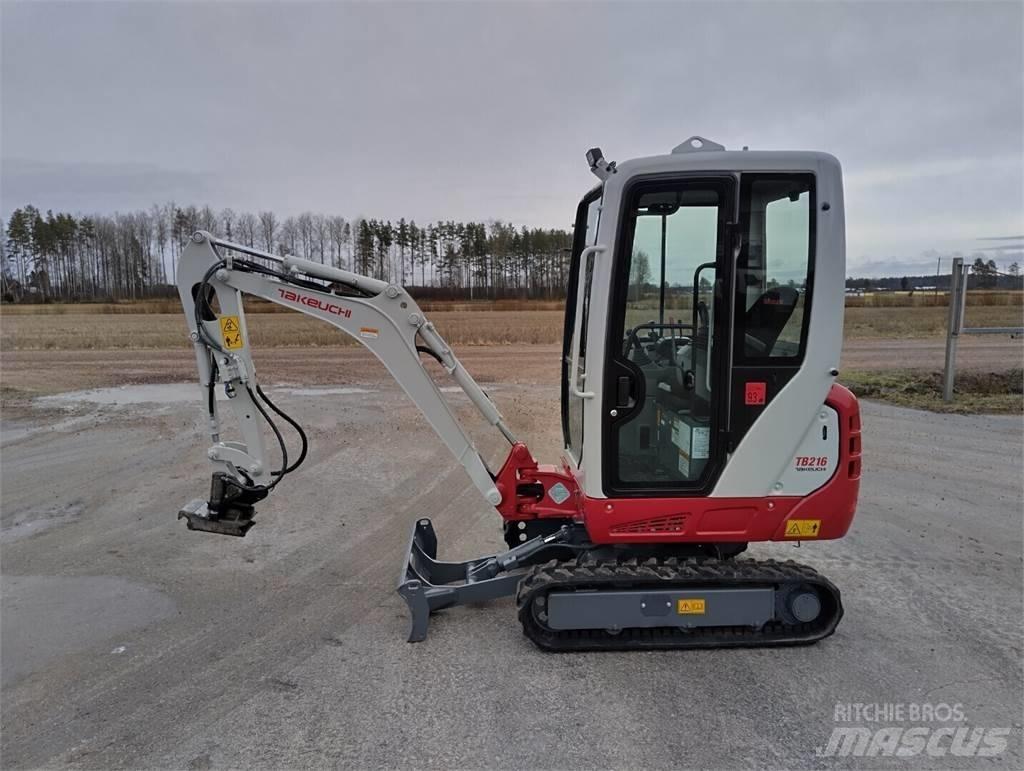Takeuchi TB 216 Mini excavators < 7t
