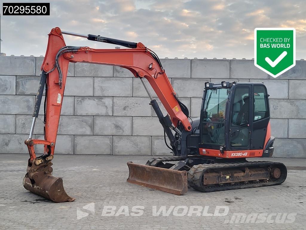 Kubota KX080-4a Mini excavators < 7t
