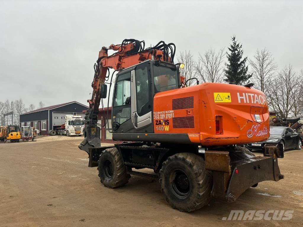 Hitachi ZX140 W-3 Wheeled excavators