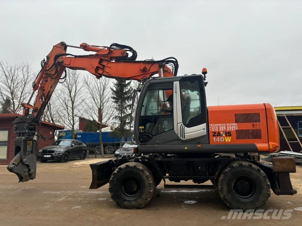 Hitachi ZX140 W-3 Wheeled excavators