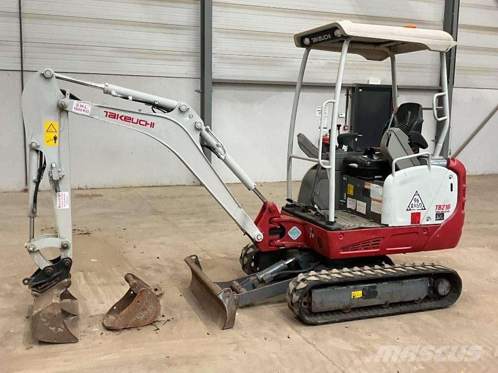 Takeuchi TB 216 Mini excavators < 7t