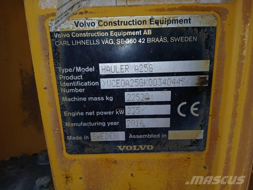 Volvo A 25 G Articulated Haulers