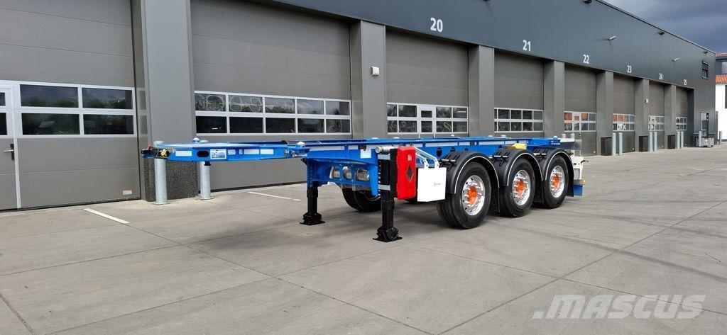 D-tec CC-20-3-T Containerframe/Skiploader semi-trailers