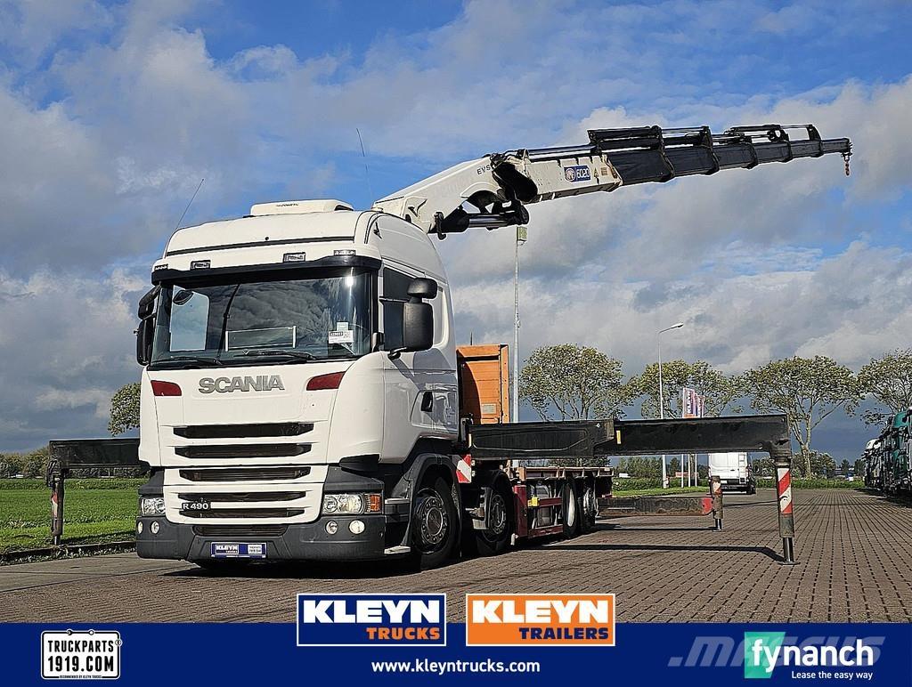 Scania R490 Flatbed/Dropside trucks