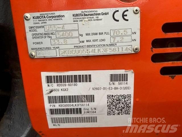 Kubota U 55-4 Mini excavators < 7t