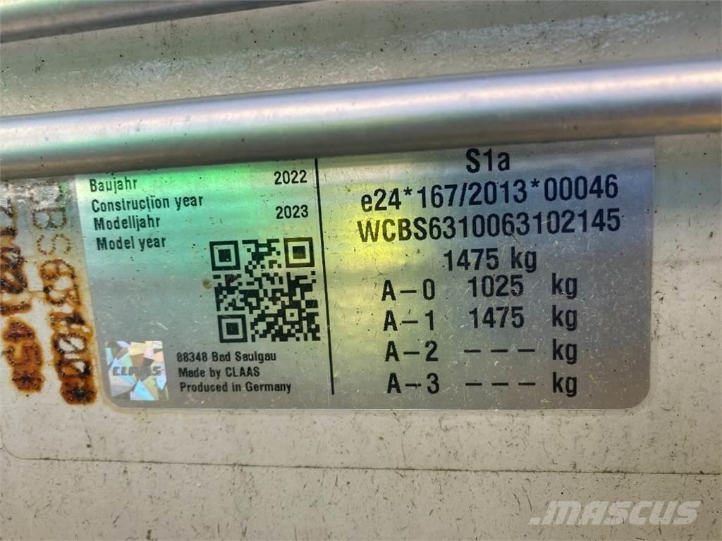 CLAAS VOLTO 1300 T Rakes and tedders