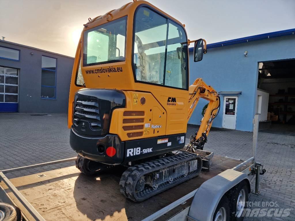 Hyundai R18-9AK Mini excavators < 7t