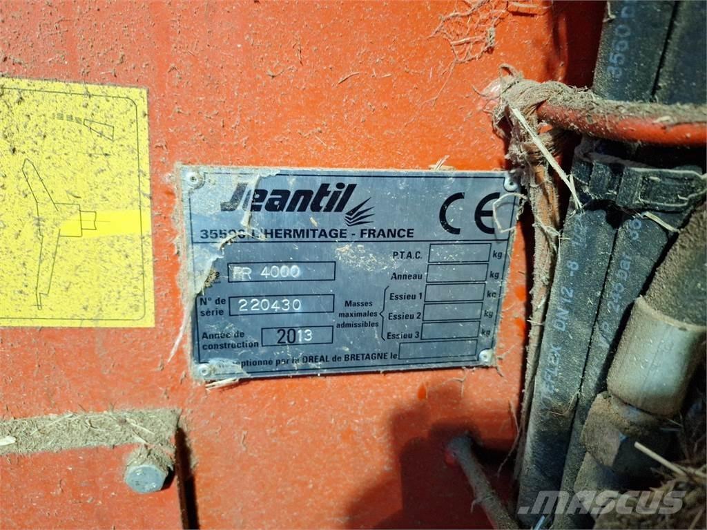 Jeantil Pr4000 Bale shredders, cutters and unrollers