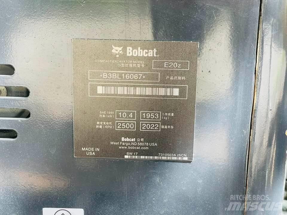 Bobcat E20z Mini excavators < 7t