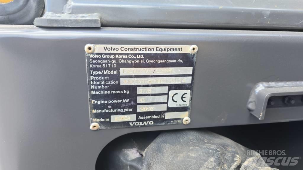 Volvo ECR 88 D Midi excavators  7t - 12t