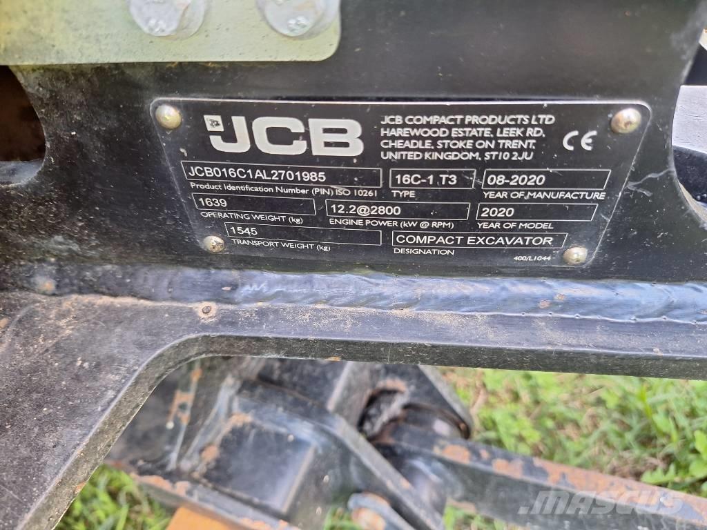 JCB 16 C-1 Mini excavators < 7t