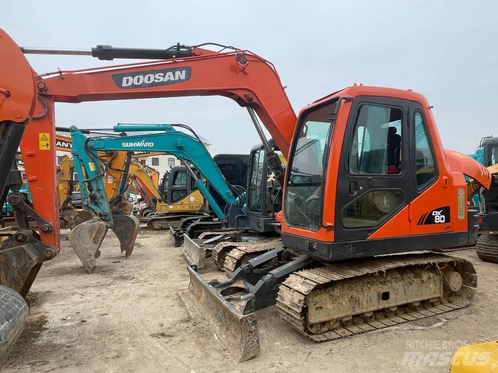 Doosan DX80 Mini excavators < 7t
