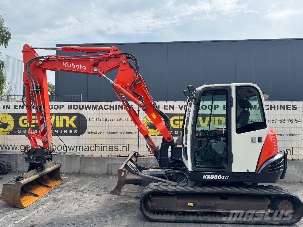 Kubota KX 080-3 A Midi excavators  7t - 12t
