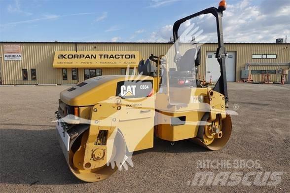 CAT CB34 Single drum rollers