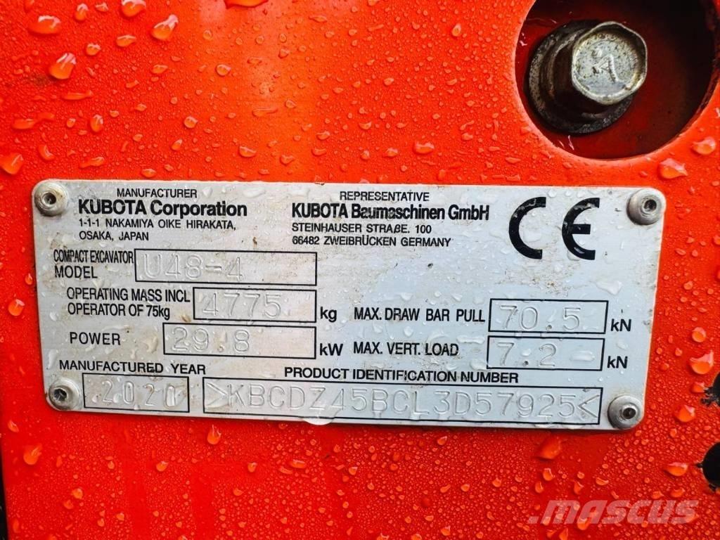 Kubota U 48-4 Mini excavators < 7t