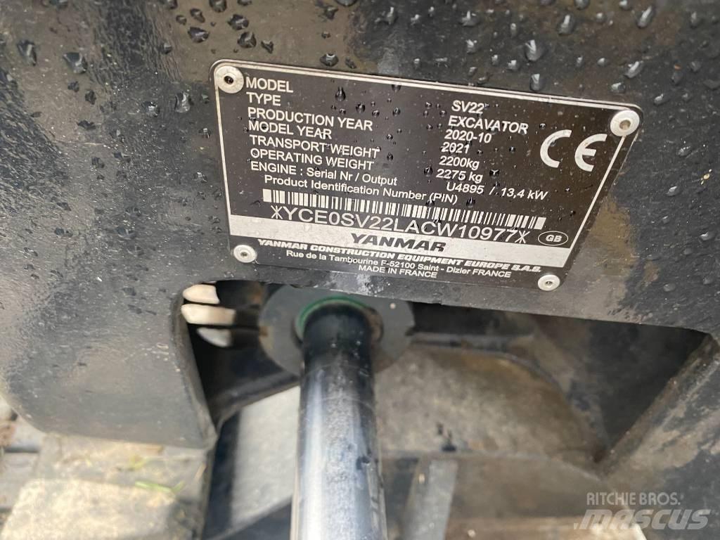 Yanmar SV 22 Mini excavators < 7t