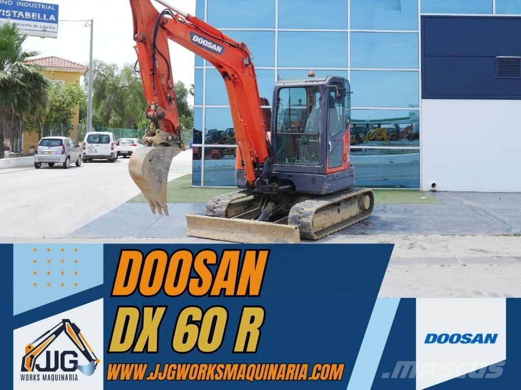 Doosan DX 60 R Mini excavators < 7t